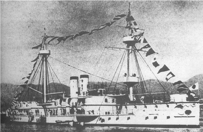 Иллюстрация к книге — Броненосцы Японии. [pic_96.jpg]