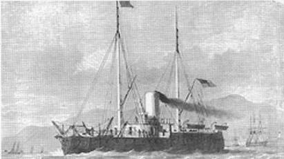 Иллюстрация к книге — Брустверно-башенные броненосцы “Глаттон”, “Девастейшен”, “Тандерер” и “Дредноут”. 1868-1908 гг. [img_44.jpg]