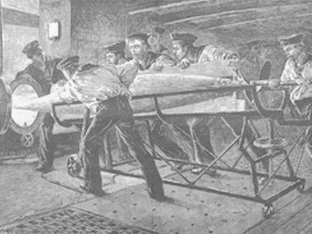 Иллюстрация к книге — Брустверно-башенные броненосцы “Глаттон”, “Девастейшен”, “Тандерер” и “Дредноут”. 1868-1908 гг. [img_71.jpg]