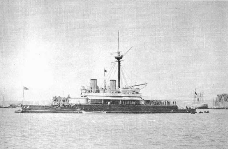 Иллюстрация к книге — Брустверно-башенные броненосцы “Глаттон”, “Девастейшен”, “Тандерер” и “Дредноут”. 1868-1908 гг. [img_75.jpg]