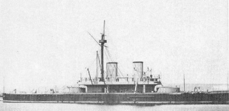 Иллюстрация к книге — Брустверно-башенные броненосцы “Глаттон”, “Девастейшен”, “Тандерер” и “Дредноут”. 1868-1908 гг. [img_77.jpg]