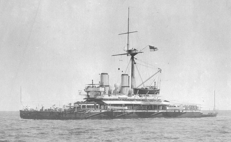 Иллюстрация к книге — Брустверно-башенные броненосцы “Глаттон”, “Девастейшен”, “Тандерер” и “Дредноут”. 1868-1908 гг. [img_80.jpg]