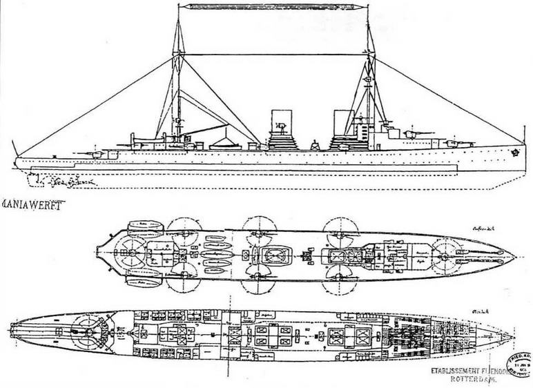 Иллюстрация к книге — Голландские крейсера Второй Мировой войны [img_8.jpg]