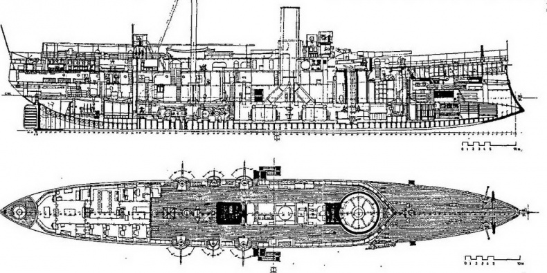 Иллюстрация к книге — Крейсера типа “Мацусима”. 1888-1926 гг. [img_19.jpg]