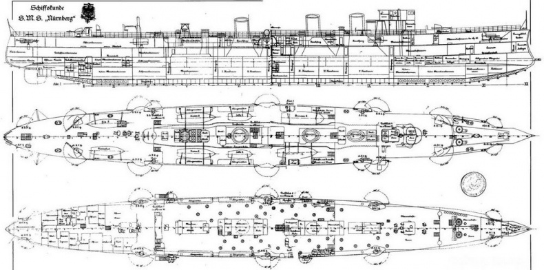 Иллюстрация к книге — Легкие крейсера германии (1914 – 1918 гг.) Часть 2 [pic_24.jpg]