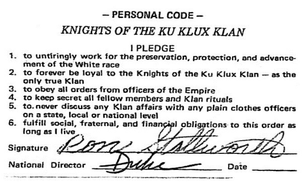 Иллюстрация к книге — Черный клановец. Поразительная история чернокожего детектива, вступившего в Ку-клукс-клан [i_011.jpg]