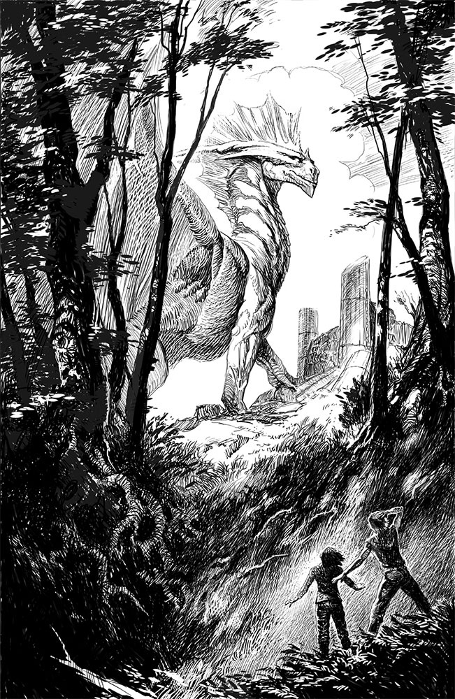 Иллюстрация к книге — Летний дракон. Первая книга Вечнолива [i_001.jpg]