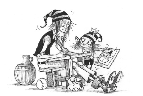 Иллюстрация к книге — Отец Рождество и Я [i_015.jpg]