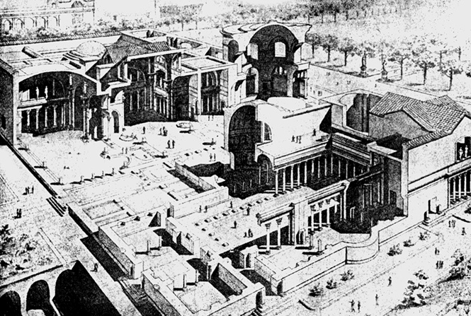 Иллюстрация к книге — Всеобщая история архитектуры и строительной техники. Учебник. В 3 частях. Часть 1. История архитектуры и строительной техники Древнего и античного мира [i_130.jpg]