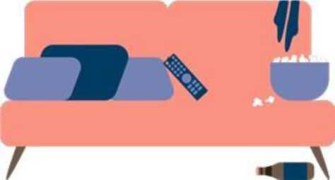 Иллюстрация к книге — Калсарикянни. Финский способ снятия стресса. Шильд. Домашний уют, любимая пижама и немного алкоголя [image8.jpg]