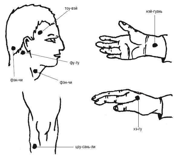 Иллюстрация к книге — Лечебные точки организма: нормализуем давление и облегчаем невралгию [i_052.jpg]