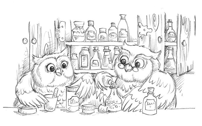 Иллюстрация к книге — Совёнок Матильда, или Три добрых дела [i_010.jpg]