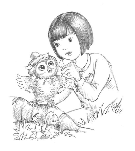 Иллюстрация к книге — Совёнок Матильда, или Три добрых дела [i_017.jpg]