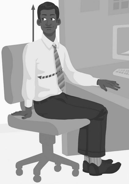 Иллюстрация к книге — Йога между делом. В пробке, на работе, в самолете [i_014.jpg]