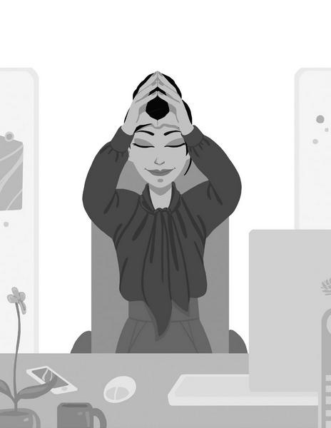 Иллюстрация к книге — Йога между делом. В пробке, на работе, в самолете [i_015.jpg]