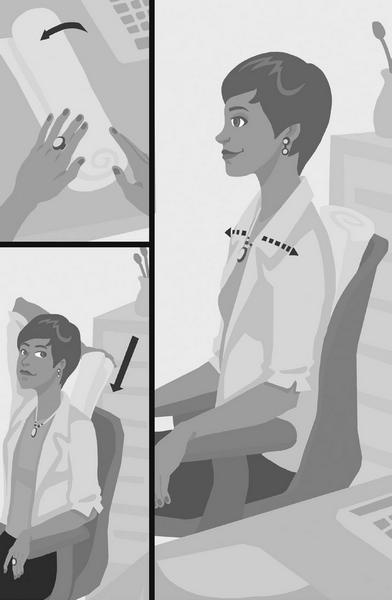 Иллюстрация к книге — Йога между делом. В пробке, на работе, в самолете [i_018.jpg]