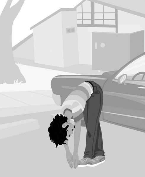 Иллюстрация к книге — Йога между делом. В пробке, на работе, в самолете [i_024.jpg]