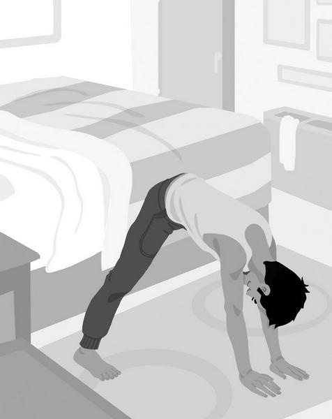 Иллюстрация к книге — Йога между делом. В пробке, на работе, в самолете [i_045.jpg]