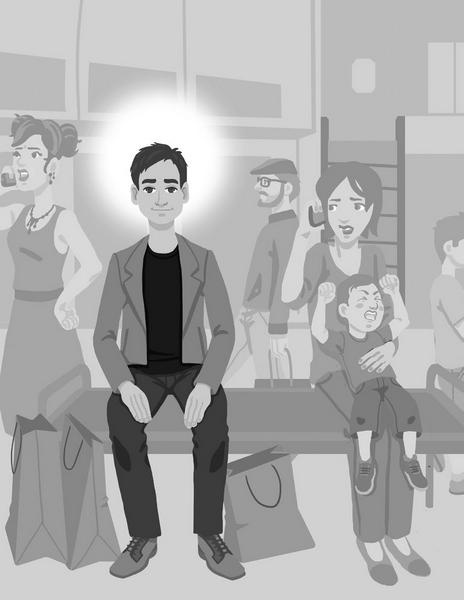 Иллюстрация к книге — Йога между делом. В пробке, на работе, в самолете [i_063.jpg]