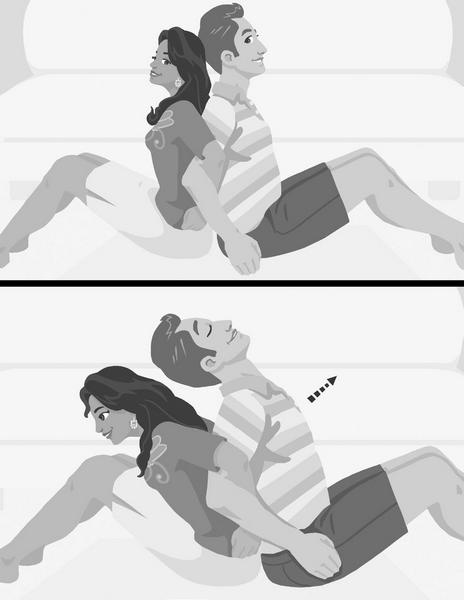 Иллюстрация к книге — Йога между делом. В пробке, на работе, в самолете [i_075.jpg]