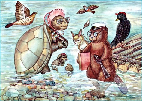 Иллюстрация к книге — Приключения трех смельчаков [i_018.jpg]