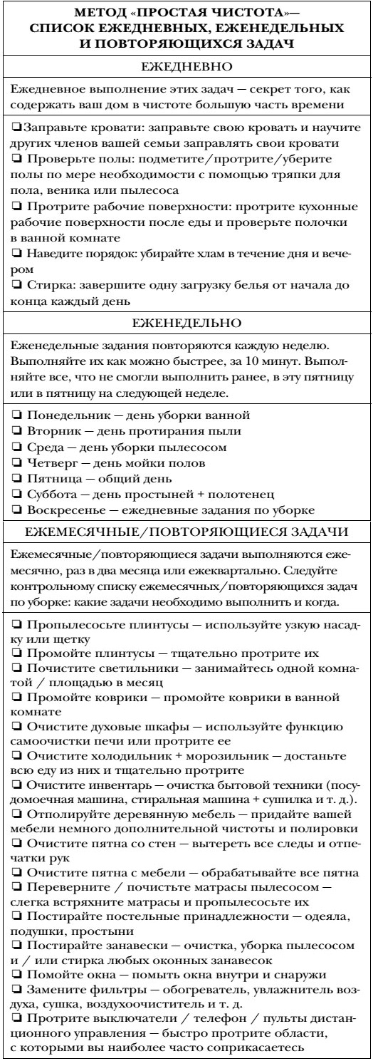 Иллюстрация к книге — Волшебная уборка. Идеальный порядок в доме за 10 минут в день [i_019.jpg]
