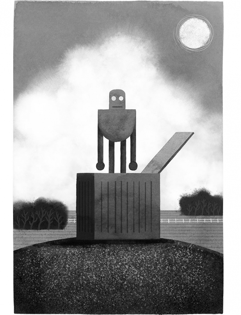 Иллюстрация к книге — Спасение дикого робота  [i_004.jpg]