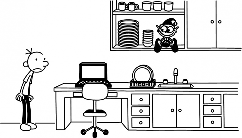 Иллюстрация к книге — Дневник Слабака. Предпраздничная лихорадка [i_065.jpg]