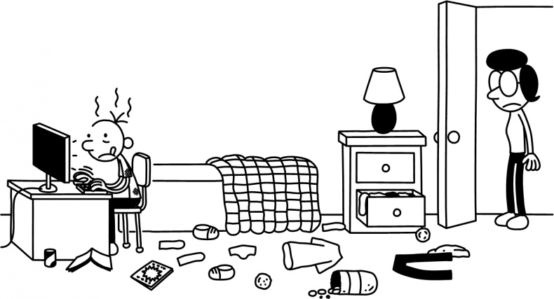 Иллюстрация к книге — Дневник Слабака. Предпраздничная лихорадка [i_077.jpg]