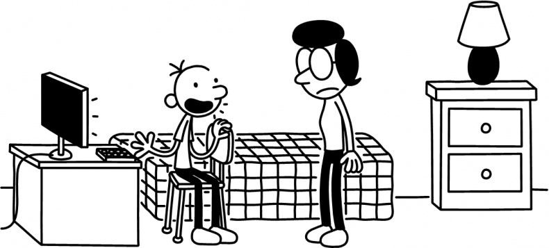 Иллюстрация к книге — Дневник Слабака. Предпраздничная лихорадка [i_099.jpg]