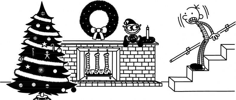 Иллюстрация к книге — Дневник Слабака. Предпраздничная лихорадка [i_335.jpg]