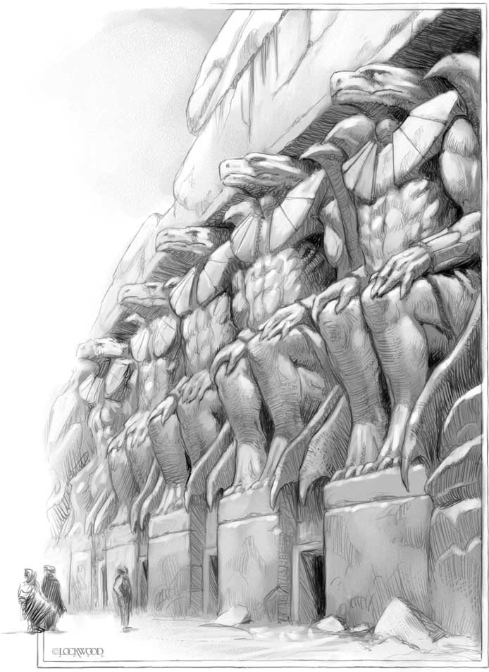 Иллюстрация к книге — Естественная история драконов. Тайна Лабиринта. Мемуары леди Трент [i_010.jpg]