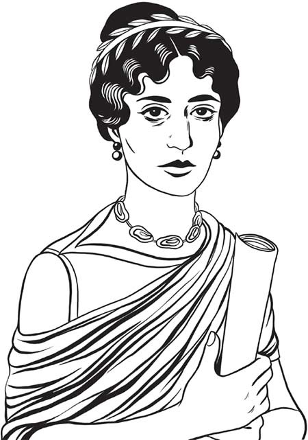 Иллюстрация к книге — Как бы поступила Клеопатра? Как великие женщины решали ежедневные проблемы. От Фриды Кало до Анны Ахматовой [i_014.jpg]