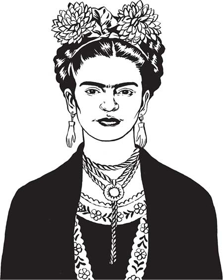 Иллюстрация к книге — Как бы поступила Клеопатра? Как великие женщины решали ежедневные проблемы. От Фриды Кало до Анны Ахматовой [i_021.jpg]