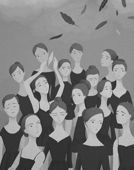 Иллюстрация к книге — Шесть балерин на одного папу  [b00000311.jpg]