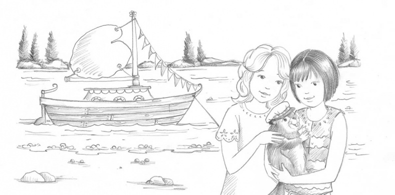 Иллюстрация к книге — Бобрёнок Фиби, или Сбежавший сапфир [block_001127110.jpg]