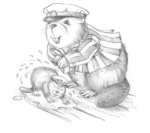 Иллюстрация к книге — Бобрёнок Фиби, или Сбежавший сапфир [block_00112727.jpg]