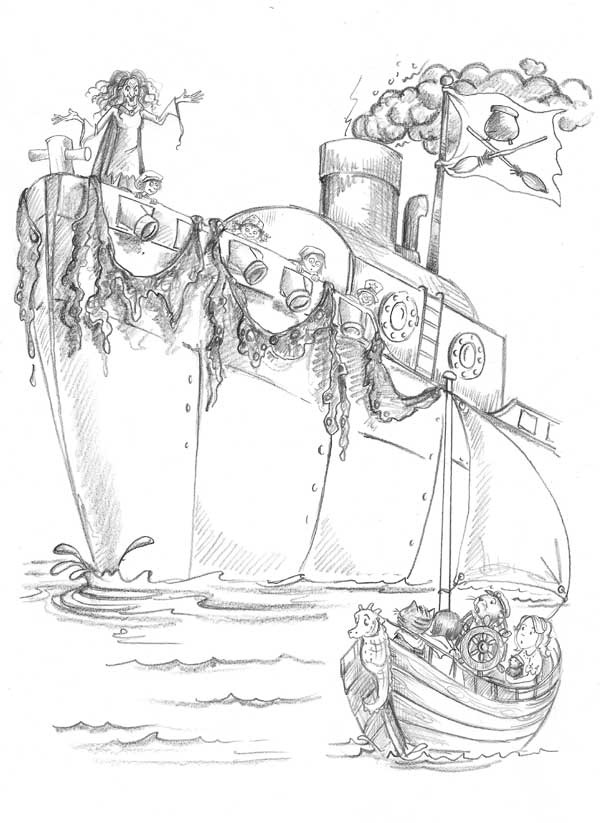 Иллюстрация к книге — Бобрёнок Фиби, или Сбежавший сапфир [block_00112740.jpg]