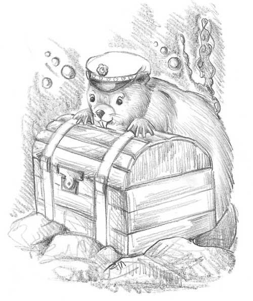 Иллюстрация к книге — Бобрёнок Фиби, или Сбежавший сапфир [block_00112797.jpg]