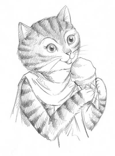 Иллюстрация к книге — Котёнок Кэти, или Сокровище песчаного замка [block_00112834.jpg_0.jpg]