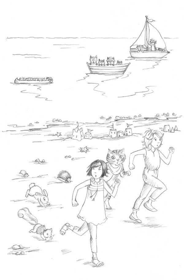 Иллюстрация к книге — Котёнок Кэти, или Сокровище песчаного замка [block_00112853.jpg]