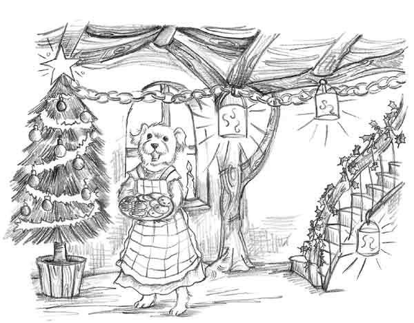 Иллюстрация к книге — Щенок Холли, или Туфли для ведьмы [block_001192123.jpg]