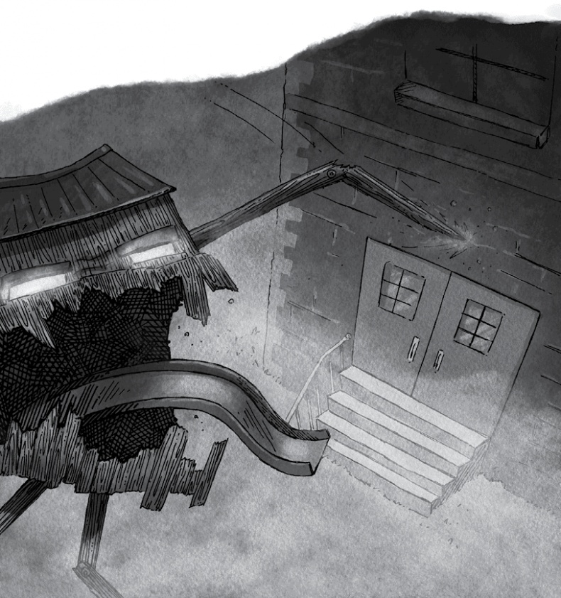 Иллюстрация к книге — Школа Жуткинса. Джунгли на перемене! [i_066.jpg]