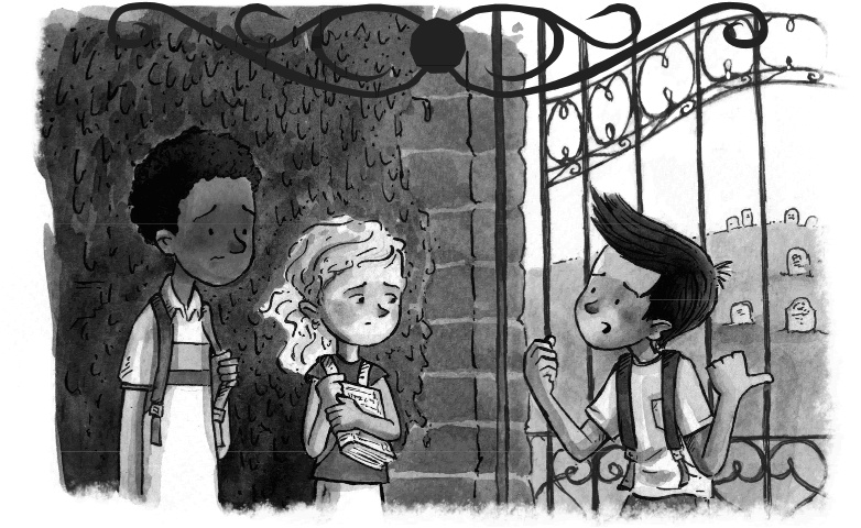 Иллюстрация к книге — Школа Жуткинса. Шкафчик съел Люси! [i_002.jpg]