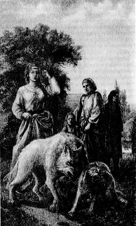 Иллюстрация к книге — Страшная сказка о сером волке [i_004.jpg]