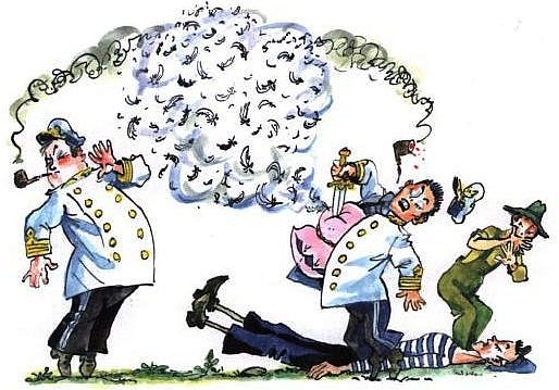 Иллюстрация к книге — Приключения капитана Врунгеля [pict-09.jpg]