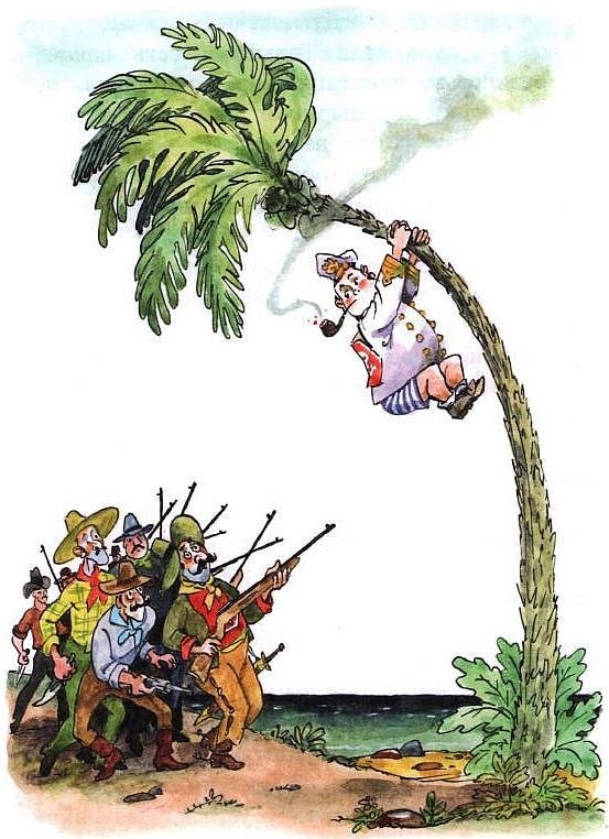 Иллюстрация к книге — Приключения капитана Врунгеля [pict-29.jpg]