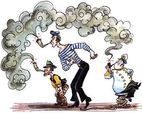 Иллюстрация к книге — Приключения капитана Врунгеля [pict-50.jpg]