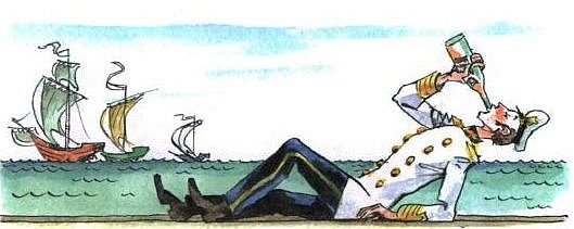 Иллюстрация к книге — Приключения капитана Врунгеля [pict-55.jpg]