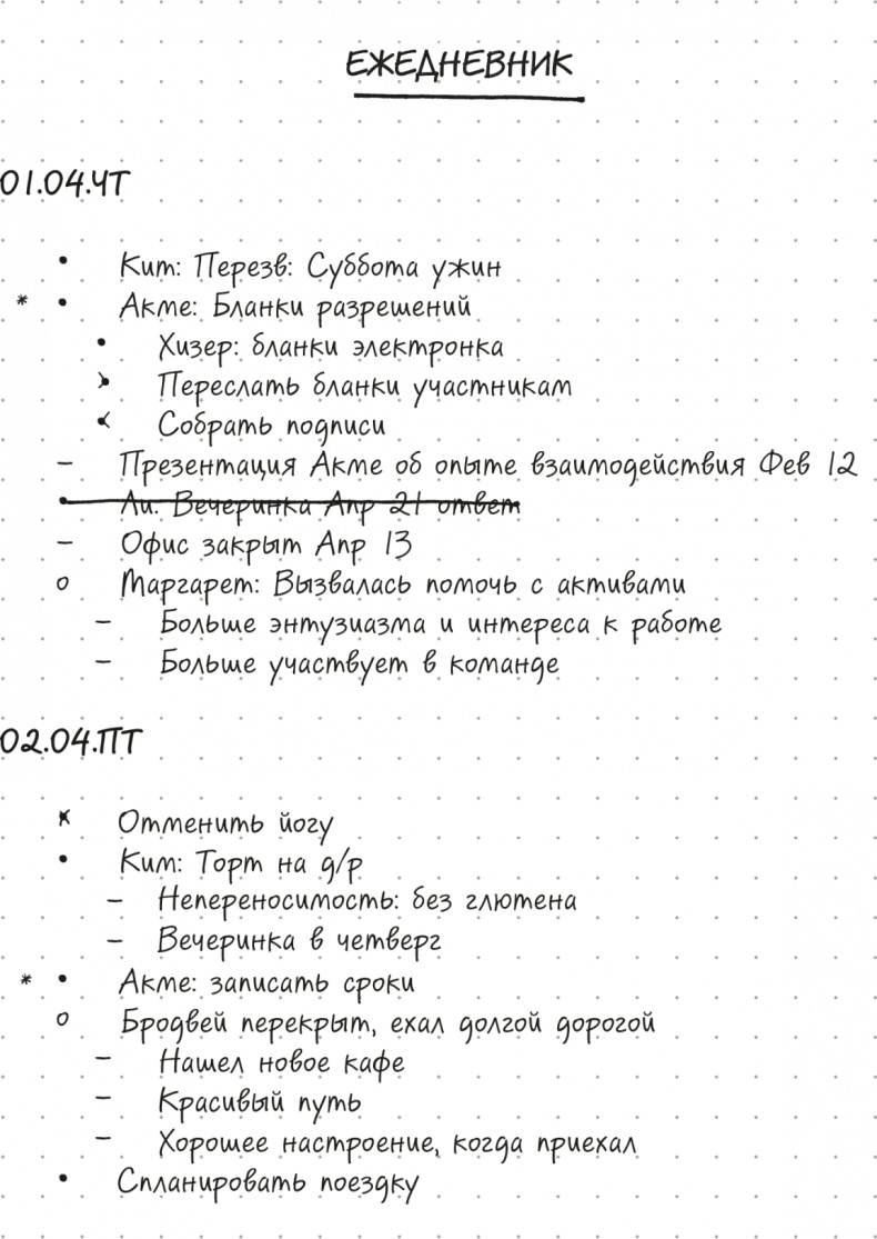 Иллюстрация к книге — Bullet Journal метод [i_020.jpg]